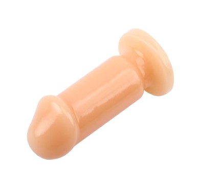 Realistyczna zatyczka analna korek penis mały 9cm